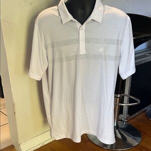 Travis Mathew White Polo Shirt